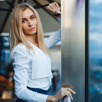 Stylized studio couple session, highlighting personalities with creative lighting and unique poses