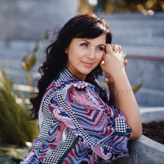Couple portrait session in a creative studio environment, with attention to lighting and intimacy of the moment