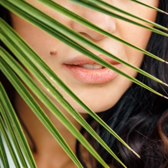 Stunning wedding portrait of the bride during the photo session