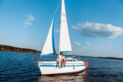 Engagement on a yacht — Love Story, story 0009