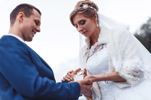 Alex and Anna — Wedding in church, photo 103