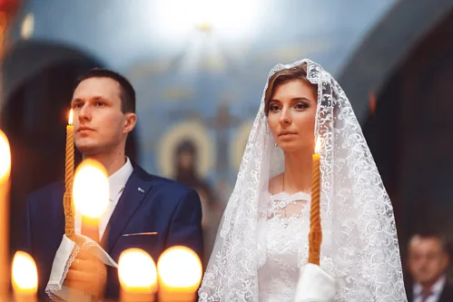 Alex and Anna — Wedding in church, photo 53