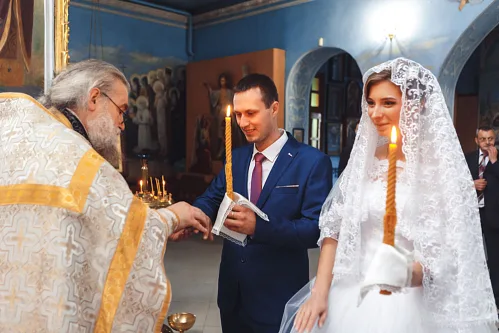 Alex and Anna — Wedding in church, photo 56