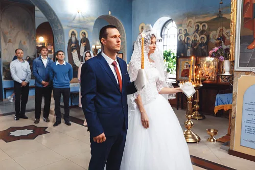 Alex and Anna — Wedding in church, photo 62
