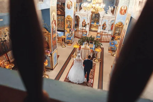 Alex and Anna — Wedding in church, photo 64