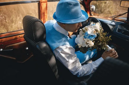 Tanya and Konstantin — Retro wedding, wed 0051