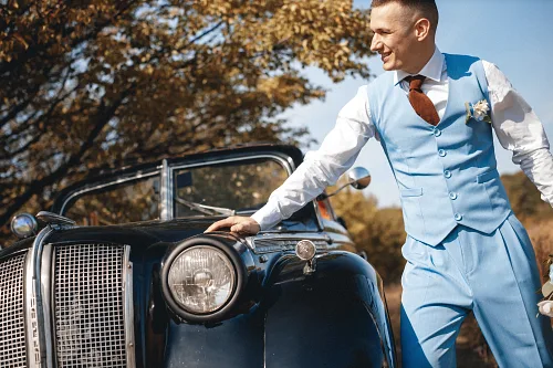 Tanya and Konstantin — Retro wedding, wed 0055