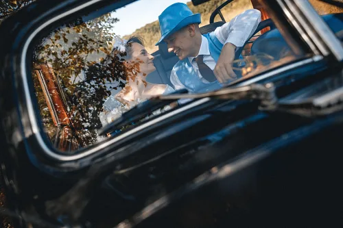 Tanya and Konstantin — Retro wedding, wed 0075