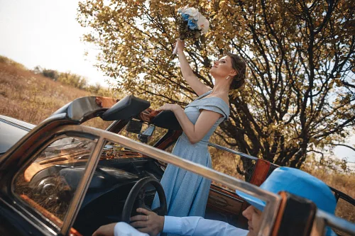 Tanya and Konstantin — Retro wedding, wed 0077