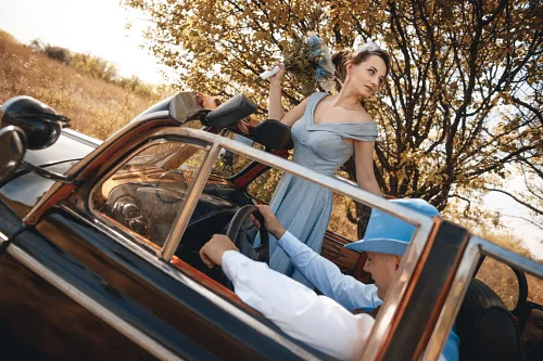 Tanya and Konstantin — Retro wedding, wed 0079
