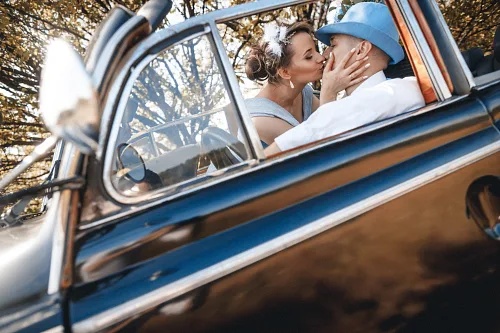 Tanya and Konstantin — Retro wedding, wed 0080