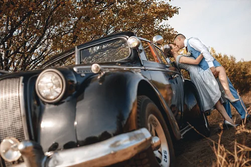 Tanya and Konstantin — Retro wedding, wed 0084