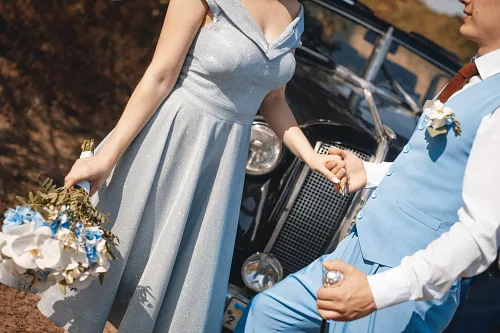 Tanya and Konstantin — Retro wedding, wed 0088