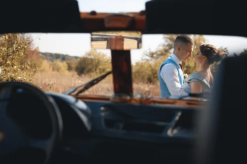Tanya and Konstantin — Retro wedding, wed 0091