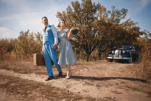 Tanya and Konstantin — Retro wedding, wed 0097
