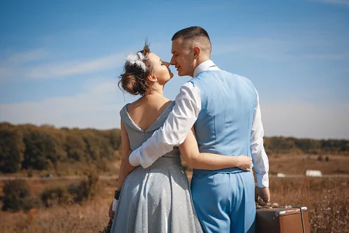 Tanya and Konstantin — Retro wedding, wed 0100