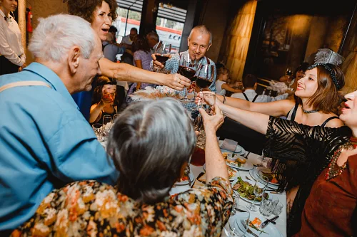 Tanya and Konstantin — Retro wedding, wed 0156