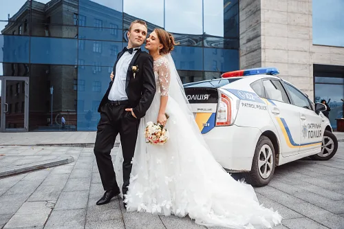 Polina and Alex — Police wedding, photo 33