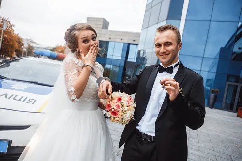 Polina and Alex — Police wedding, photo 49