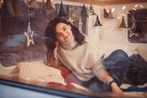 Girls and a vintage trailer — Photoshoot, photo 23