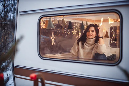Girls and a vintage trailer — Photoshoot, photo 24