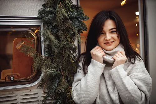 Girls and a vintage trailer — Photoshoot, photo 30