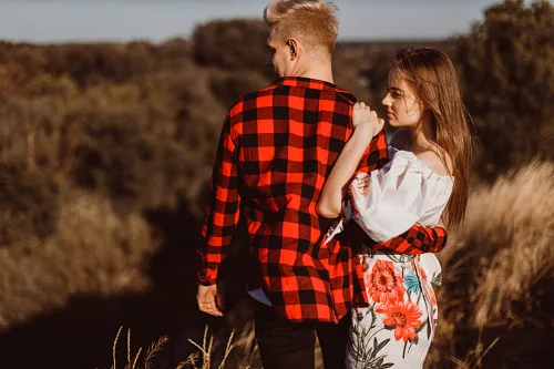 Eugenia and Aleks — Engagement in the hills, photo 16