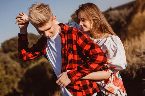 Eugenia and Aleks — Engagement in the hills, photo 19