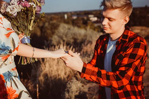 Eugenia and Aleks — Engagement in the hills, photo 42