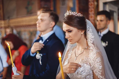 Tanya and Bogdan — Wedding in church, photo 58