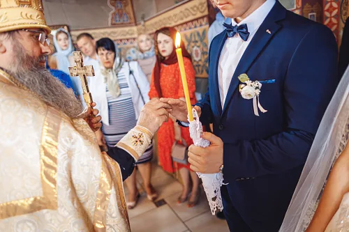 Tanya and Bogdan — Wedding in church, photo 63