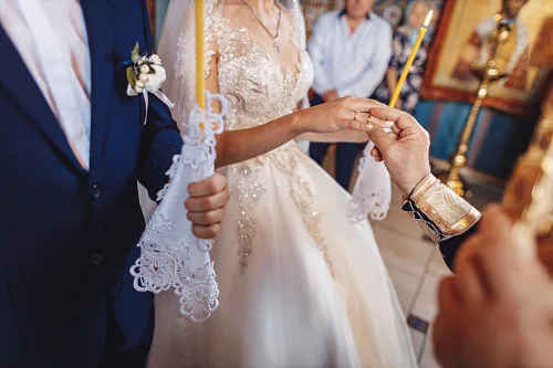 Tanya and Bogdan — Wedding in church, photo 65