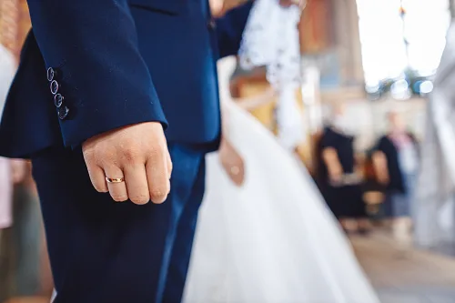 Tanya and Bogdan — Wedding in church, photo 66