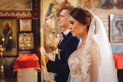 Tanya and Bogdan — Wedding in church, photo 75