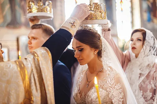 Tanya and Bogdan — Wedding in church, photo 77