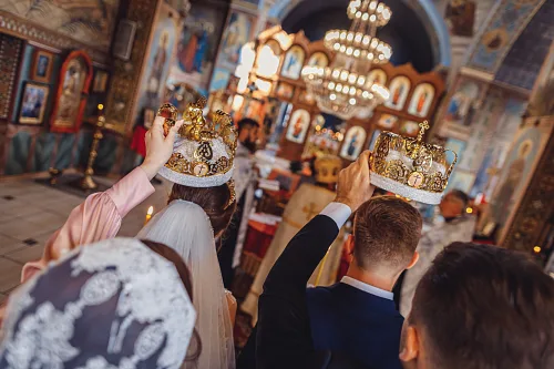 Tanya and Bogdan — Wedding in church, photo 79