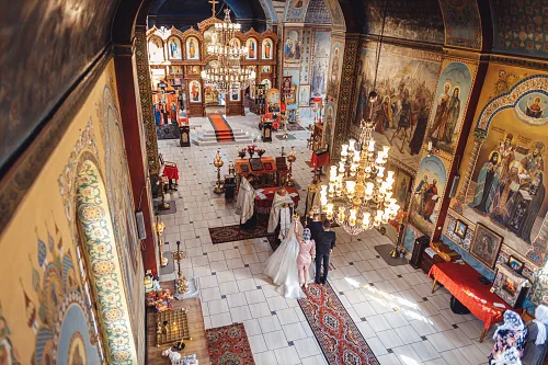 Tanya and Bogdan — Wedding in church, photo 80