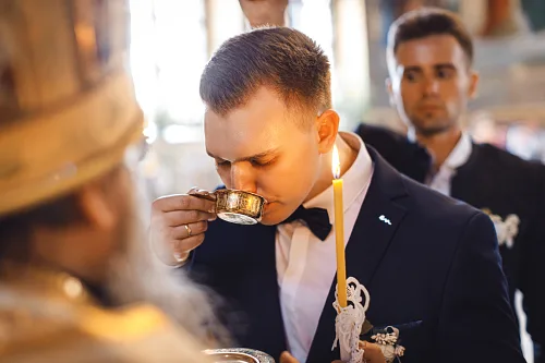Tanya and Bogdan — Wedding in church, photo 85