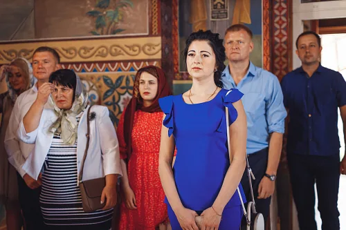 Tanya and Bogdan — Wedding in church, photo 92