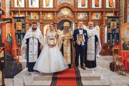 Tanya and Bogdan — Wedding in church, photo 96