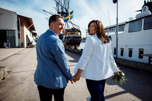 Darina and Paul — Aboard the Göteborg, photo 17