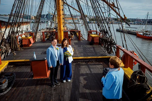 Darina and Paul — Aboard the Göteborg, photo 31