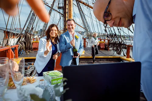 Darina and Paul — Aboard the Göteborg, photo 55
