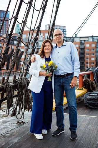 Darina and Paul — Aboard the Göteborg, photo 65