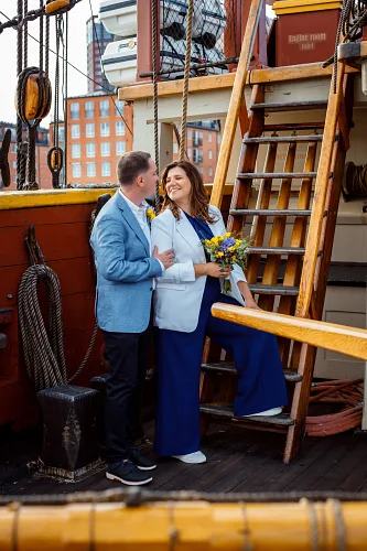 Darina and Paul — Aboard the Göteborg, photo 90