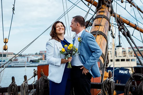 Darina and Paul — Aboard the Göteborg, photo 98