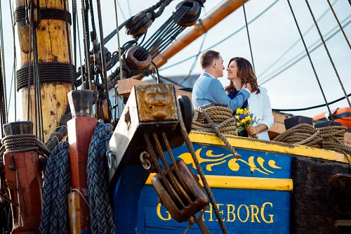 Darina and Paul — Aboard the Göteborg, photo 109