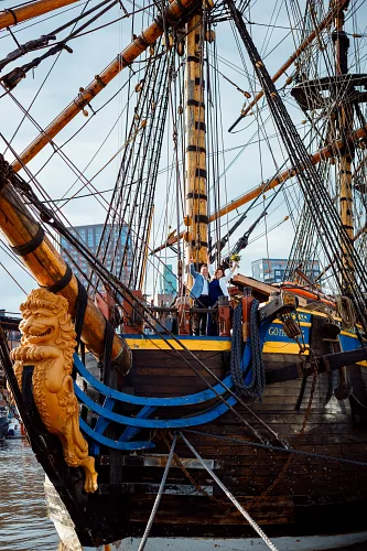 Darina and Paul — Aboard the Göteborg, photo 110